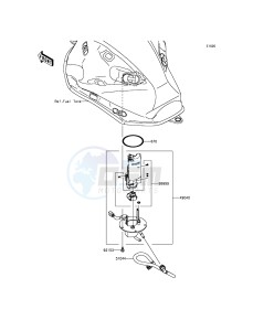 Z800 ZR800CDS UF (UK FA) XX (EU ME A(FRICA) drawing Fuel Pump