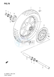 VL1500 BT drawing FRONT WHEEL