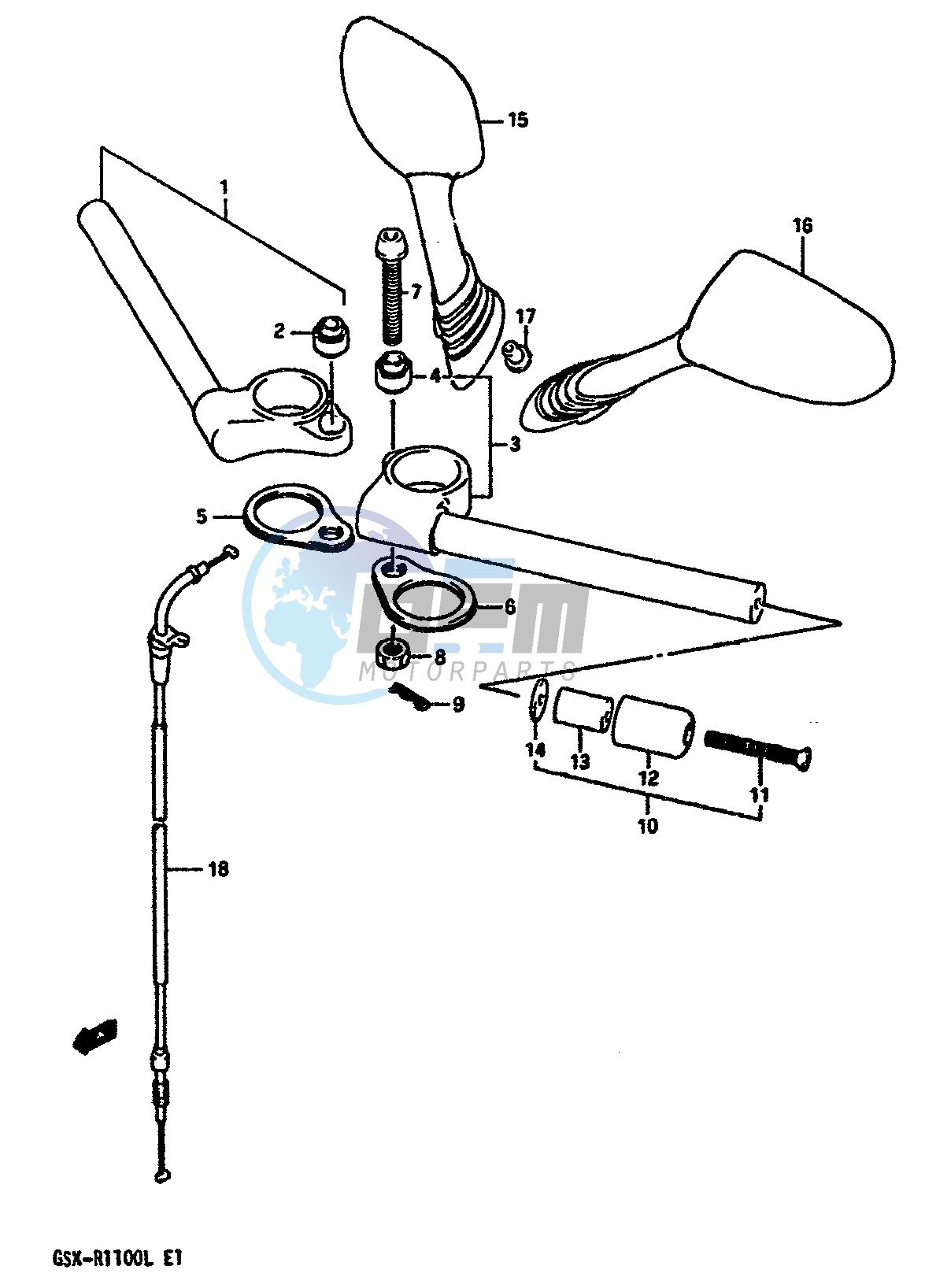 HANDLEBAR (MODEL K)