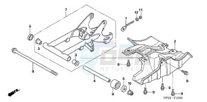 TRX90XD TRX90 Europe Direct - (ED) drawing SWINGARM