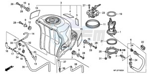 CBR1000RR9 Europe Direct - (ED / MME TRI) drawing FUEL TANK/FUEL PUMP