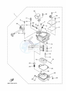 F25DEL drawing CARBURETOR