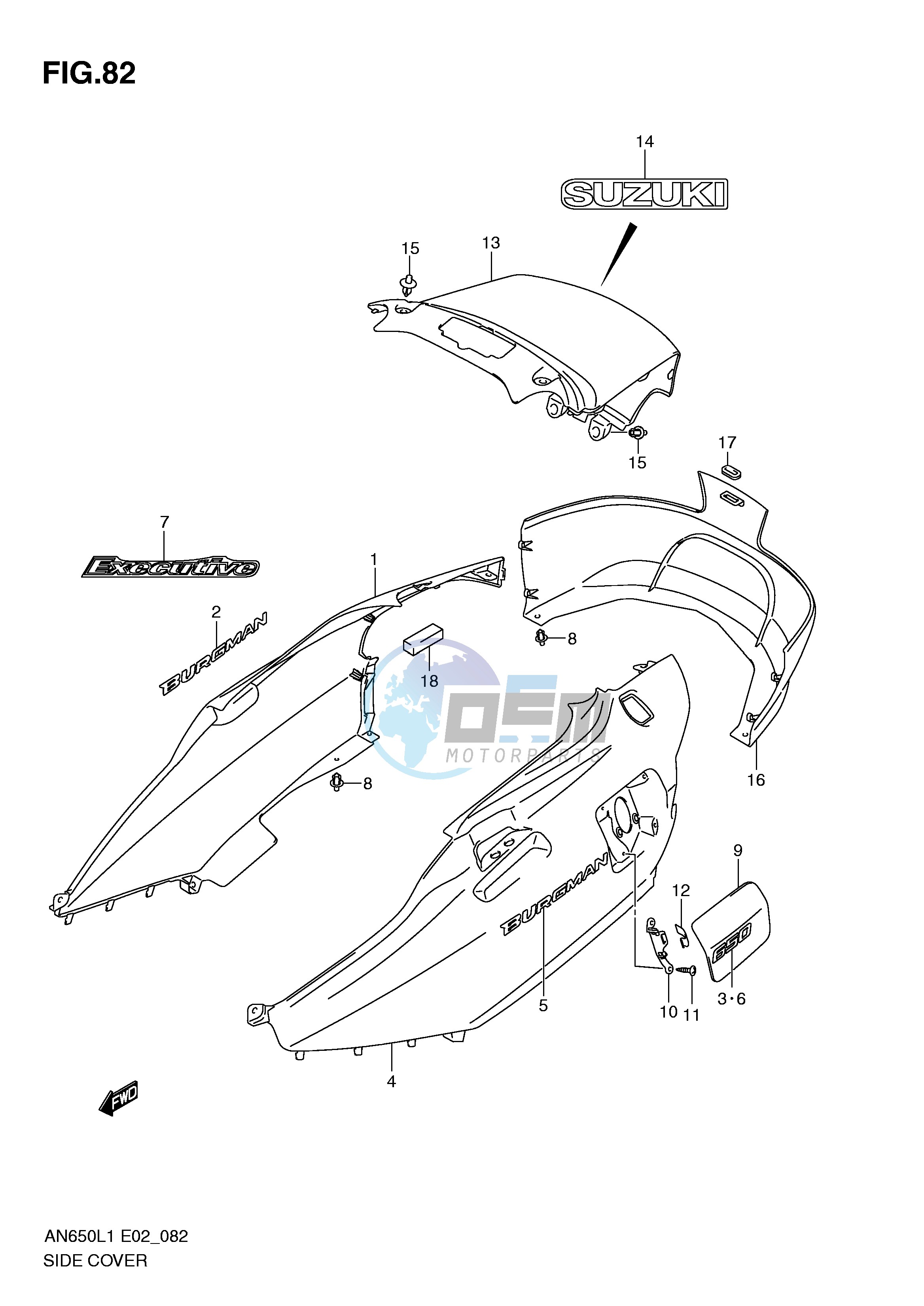 SIDE COVER (AN650AL1 E19)