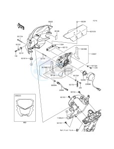 KLX125 KLX125CGF XX (EU ME A(FRICA) drawing Headlight(s)