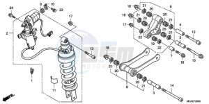 GL1800A Korea - (KO) drawing REAR CUSHION