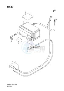 AN400 ABS BURGMAN EU-UK drawing BATTERY