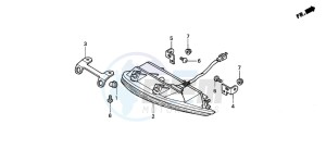 CBR900RE drawing TAILLIGHT (CBR900RR2,3)