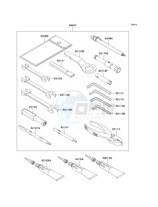 ZX 1200 A [NINJA ZX-12R] (A1) [NINJA ZX-12R] drawing OWNERS TOOLS