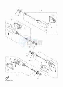 YBR125E YBR 125E (BN9M) drawing FLASHER LIGHT