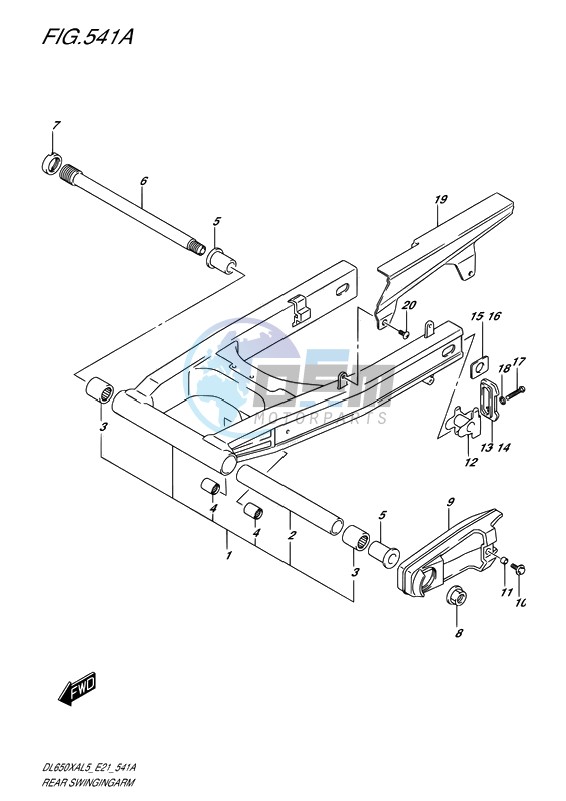 REAR SWINGINGARM