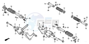 VT750DC SHADOW drawing STEP