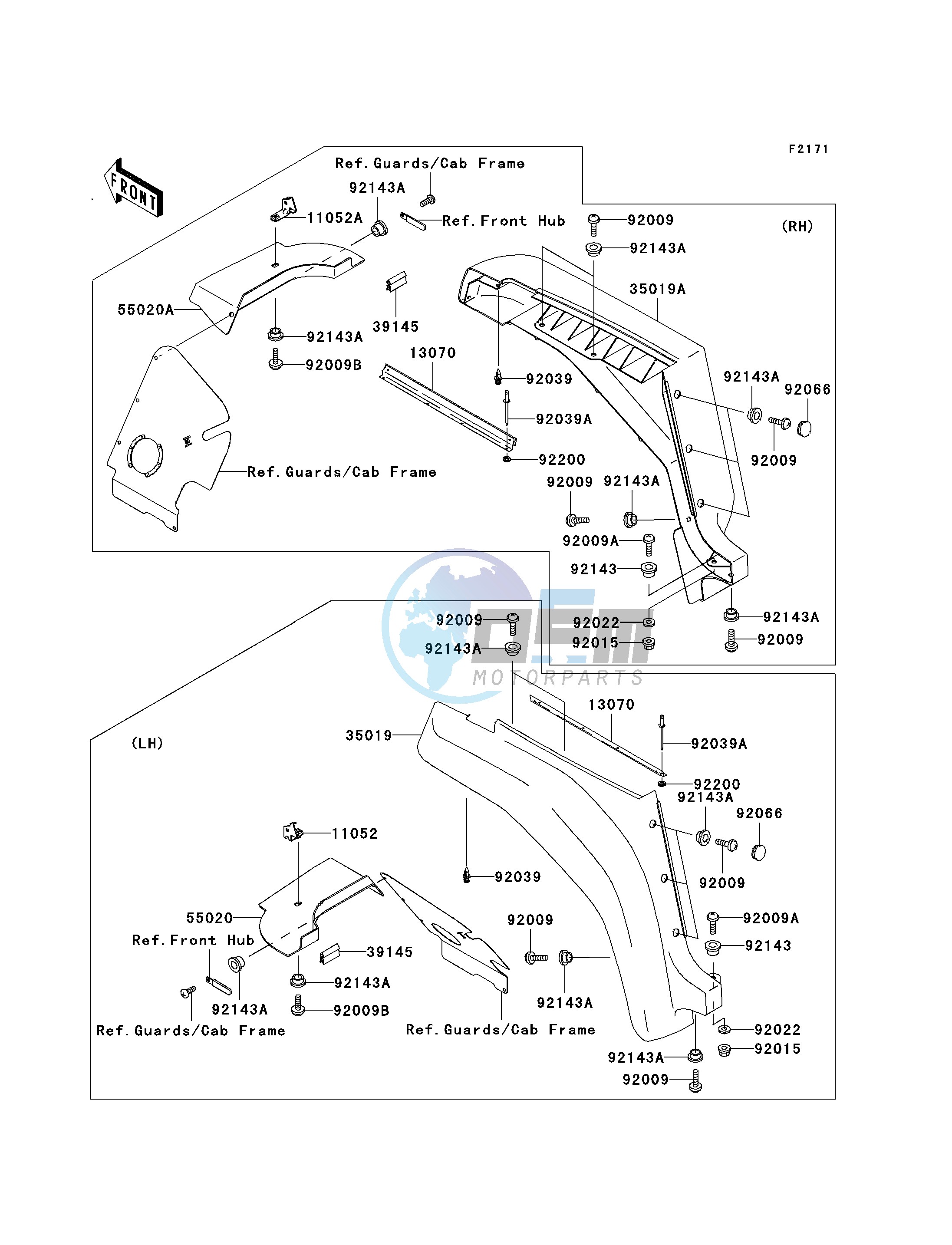 FRONT FENDER-- S- -