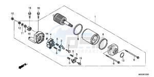 NC700XAC drawing STARTING MOTOR