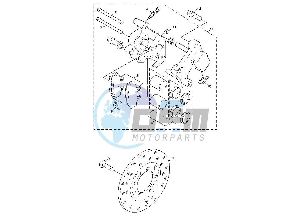 FRONT BRAKE CALIPER