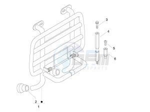 LX 50 4T-4V Touring drawing Front luggage rack