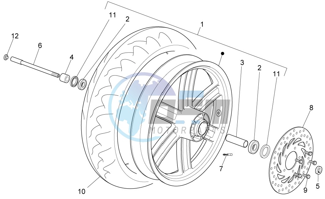 Front wheel