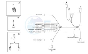 RX-SX 125 2008-2010 drawing Electrical system I