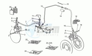 V 75 750 PA Vecchio Tipo PA Vecchio Tipo drawing Brake caliper