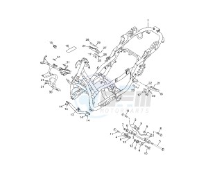 YP R X-MAX 250 drawing FRAME