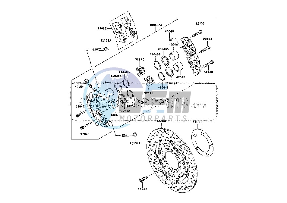 FRONT BRAKE CALIPER