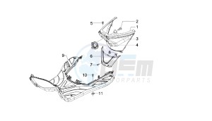 BOULEVARD - 150 CC 4T E3 drawing FOOTBOARD