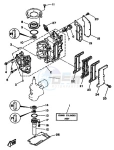 6DEM drawing CYLINDER--CRANKCASE