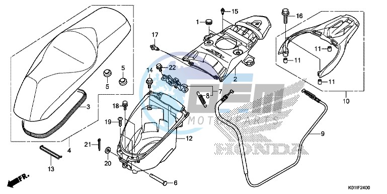 SEAT/LUGGAGE BOX