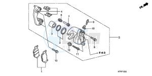 SH1509 Europe Direct - (ED) drawing REAR BRAKE CALIPER (SH1259/1509)