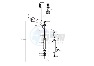 X9 EVOLUTION 200 drawing Front Fork