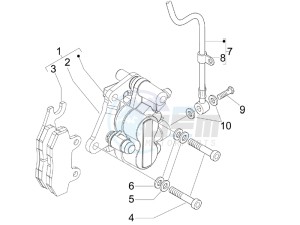 Stalker 50 drawing Brakes hose  - Calipers