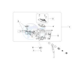 MGX 21 FLYING FORTRESS 1380 EMEA drawing Front master cilinder