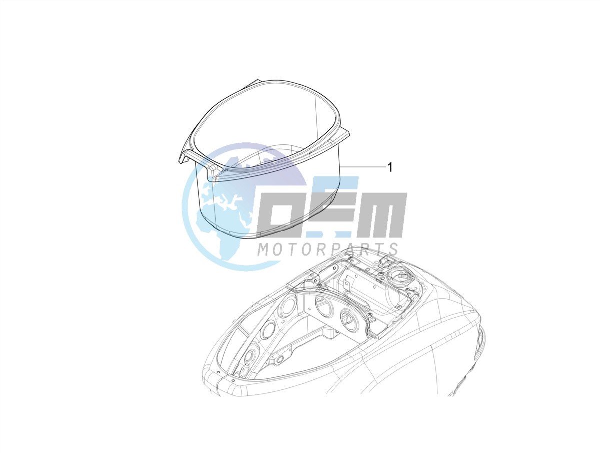 Helmet housing - Undersaddle