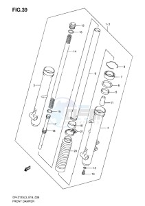 DR-Z125L EU drawing FRONT DAMPER