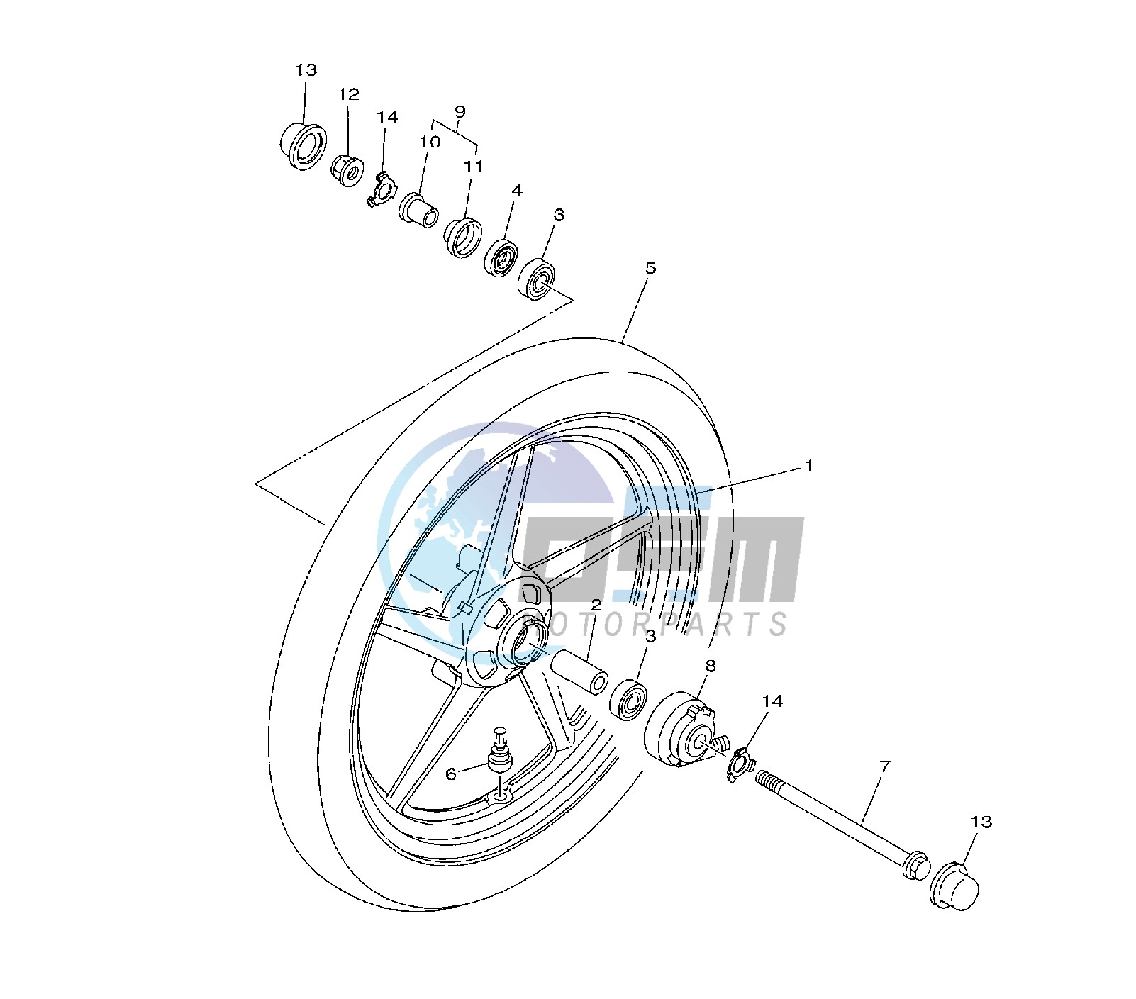 FRONT WHEEL