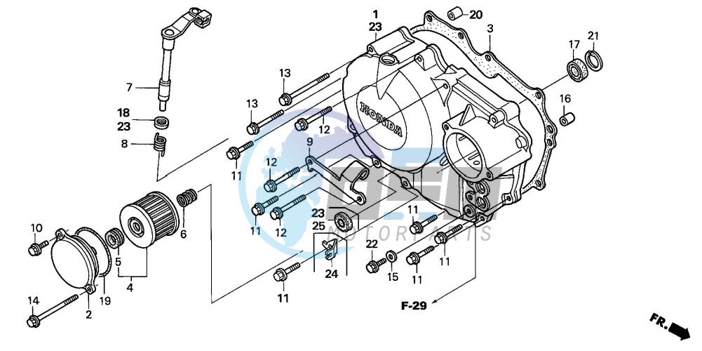 RIGHT CRANKCASE COVER