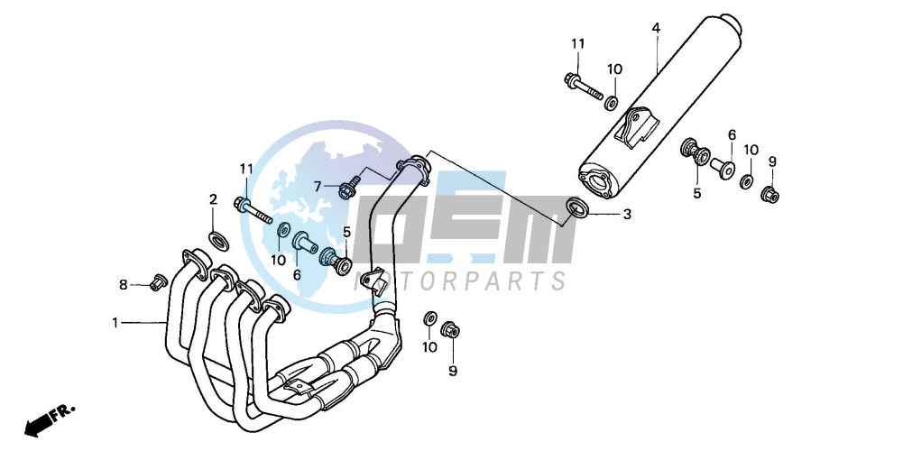 EXHAUST MUFFLER