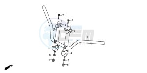 TRX500FPE drawing HANDLE PIPE