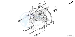 GL1800BG GOLDWING - F6B UK - (E) drawing CLUTCH COVER