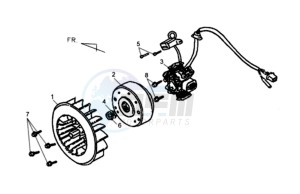 FIDDLE II 125 drawing MAGNETO / FLYWHEEL