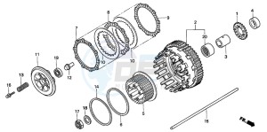 VFR800A drawing CLUTCH