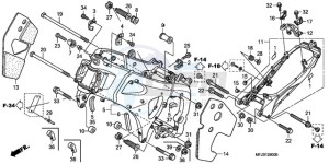 CBR600RA9 Europe Direct - (ED / ABS) drawing FRAME BODY