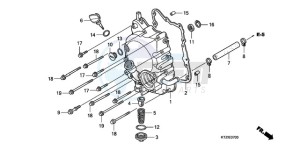 PES125R9 France - (F / CMF STC 2F) drawing RIGHT CRANKCASE COVER