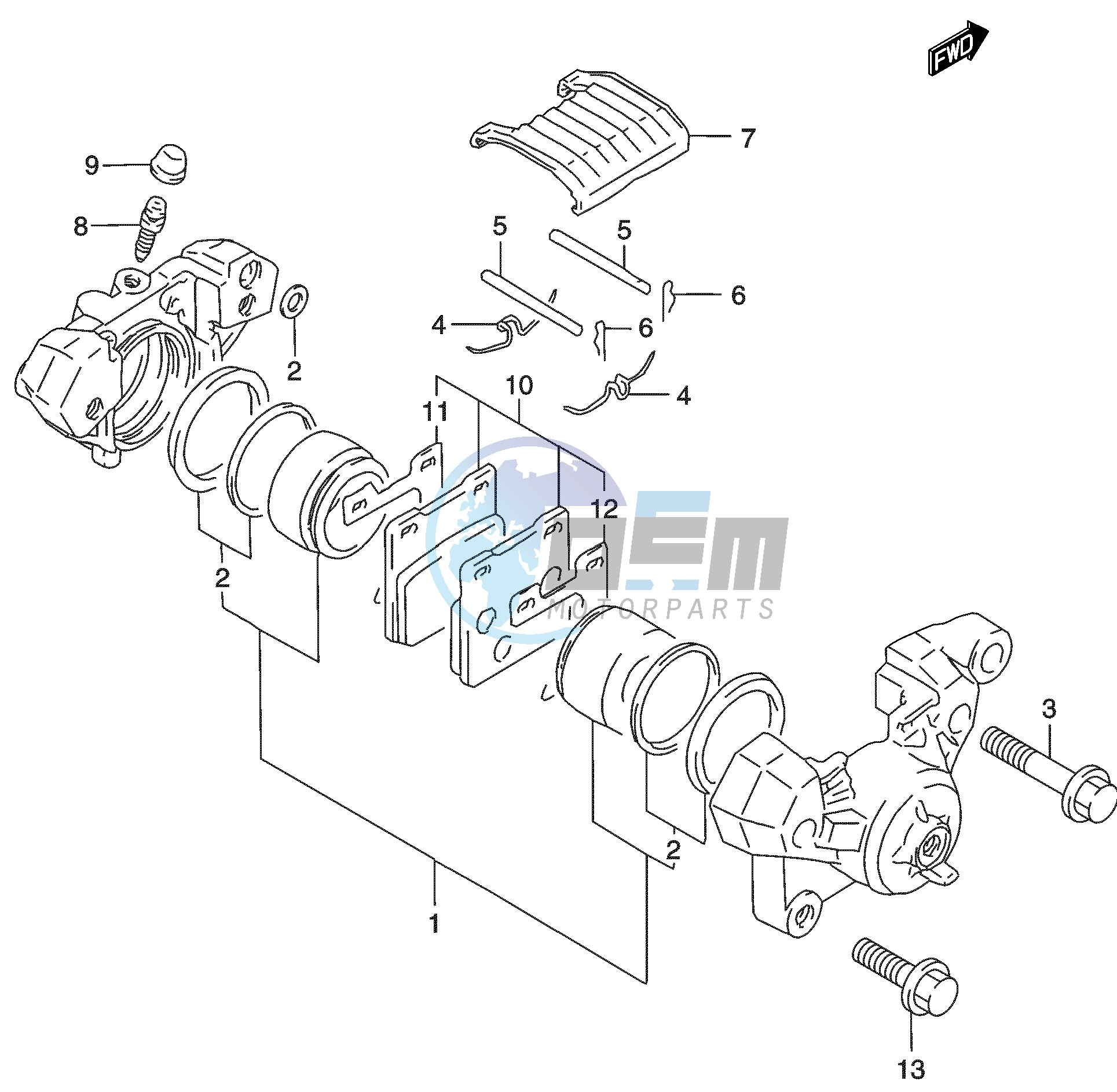 REAR CALIPER