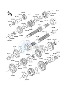 ZR 750 K [Z750S] (K1) K1 drawing TRANSMISSION