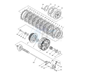 XTZ SUPER TENERE 1200 drawing CLUTCH