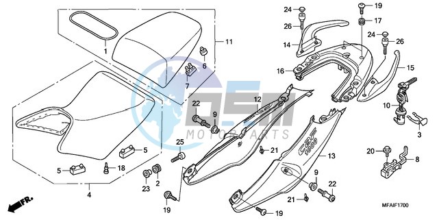 SEAT/SEAT COWL