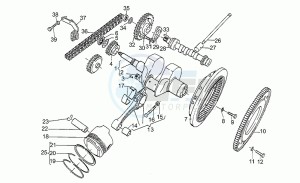 Strada 1000 drawing Drive shaft