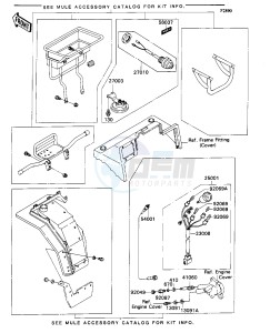 KAF 540 D [MULE 2020] (D1) [MULE 2020] drawing OPTIONAL PARTS-- FRONT- -