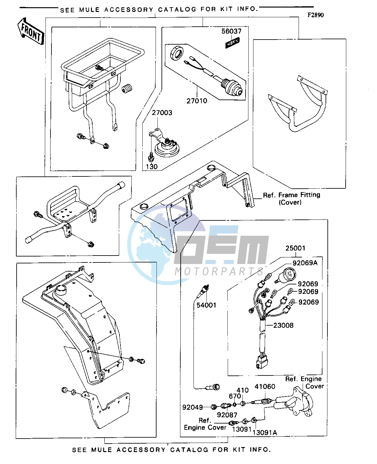 OPTIONAL PARTS-- FRONT- -