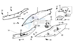 JET BASIX 25KMH 50 drawing COWLING